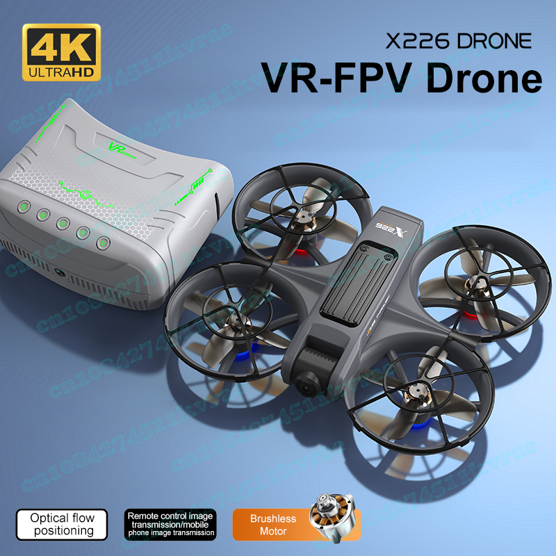 X226 VR FPV Drone 4K HD Dual C - Drone Kit With Camera recension och pris