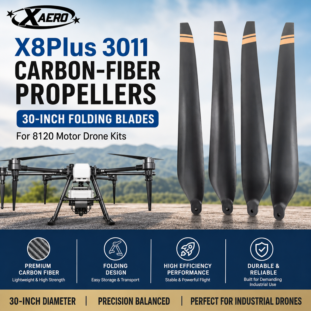 Hobbywing X8Plus 3011 Carbon-F - Drone Kit Build Yourself recension och pris
