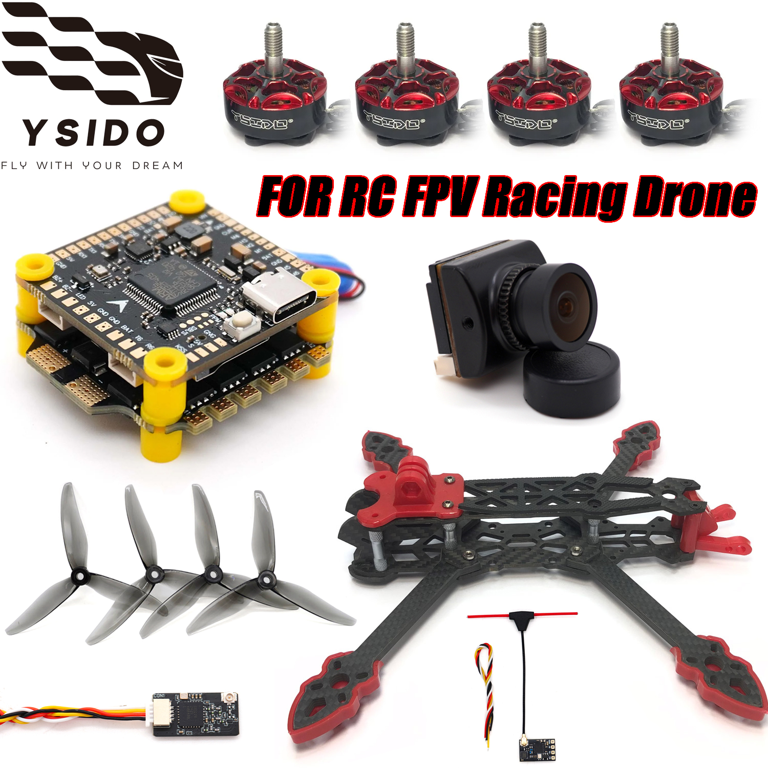Mark4 5inch Frame Kit F405 V3  - Drone Kit Build Yourself recension och pris