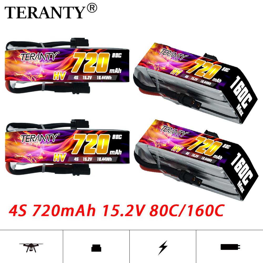 TERANTY 720mAh 4S 15.2V HV Lip - Drone Kit Fpv recension och pris