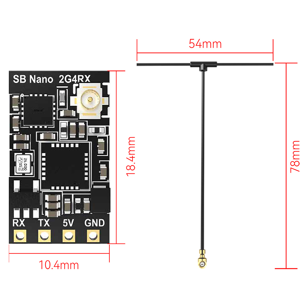 SpeedyBee Nano 2.4G ExpressLRS - Drone Kit Long Range recension och pris
