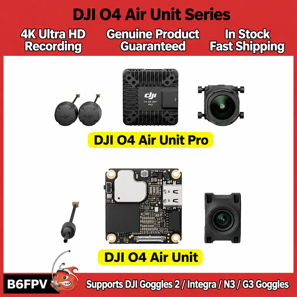 DJI O4 Air Unit Series Flagshi - Drone Kit Long Range recension och pris