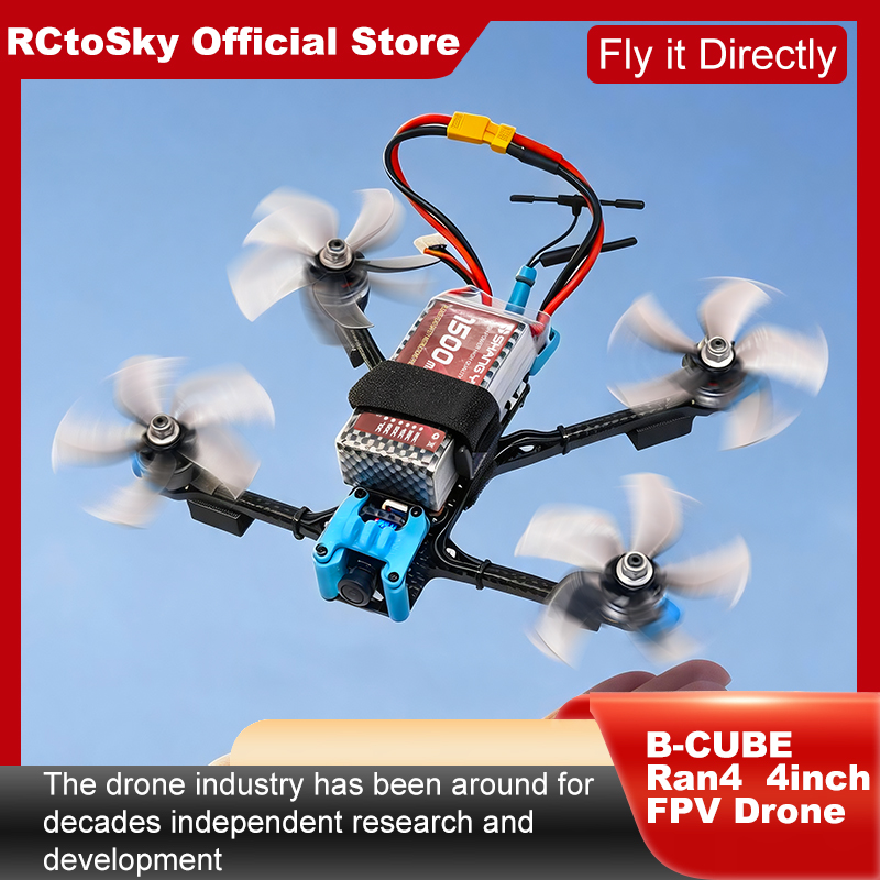 B-CUBE Ran4 4inch FPV Drone Fr - Drone Kit Octocopter recension och pris